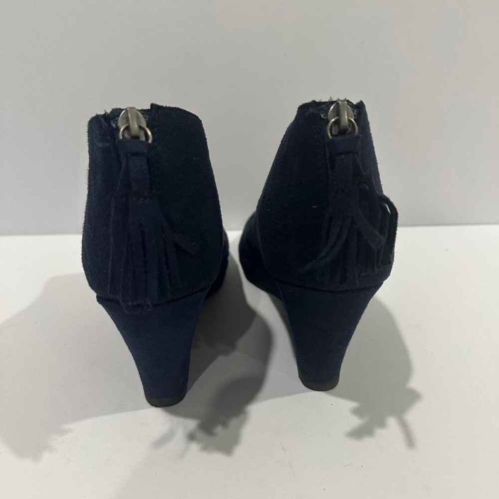 Laundry Dark Blue Wedge 2000s Heels Size 8.5 - Picture 4 of 6